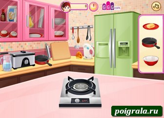 Скриншот игры Кухня Сары, шоколадные пончики Картинка к игре Кухня Сары, шоколадные пончики